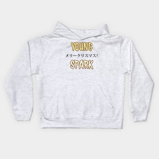 young spark Kids Hoodie by Kanjiworldwide